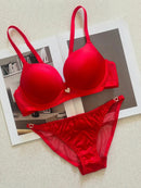 Front Heart Style Premium Padded Bra Set-1