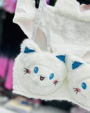 Cute Kitty Anime Soft Plush Bra & Panty-4
