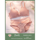 Front Bow Cross Back Bra Set-1