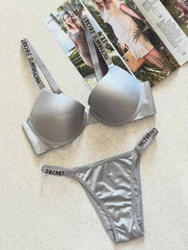 Victoria's Secret Pushup Padded Bra Set - 0