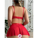 RoseBloom Embroidered Lace Babydoll Set-2