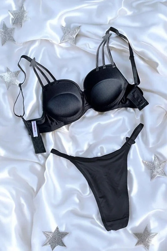 Starstrucks Rhinestone Padded Victoria Bra Set (Bra & Panty)