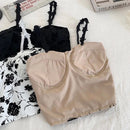 Saxy Floral Padded Crop Top-9