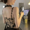 Saxy Floral Padded Crop Top-10