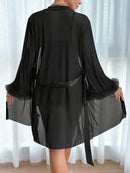 Petal Lace Nightdress & Robe Duo-17