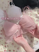 Cute Stylish Bow Style Padded Soft Bra Set-6
