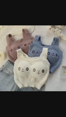 Cute Fuzzy Bunny Face Padded Bra – Ultra Soft & Comfy-6