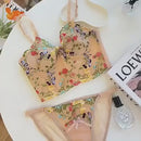Lace Embroidery  Romantic Floral Push-Up-10
