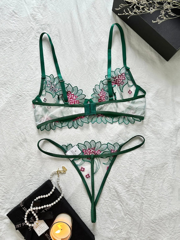 Botanical Bloom Bra Set