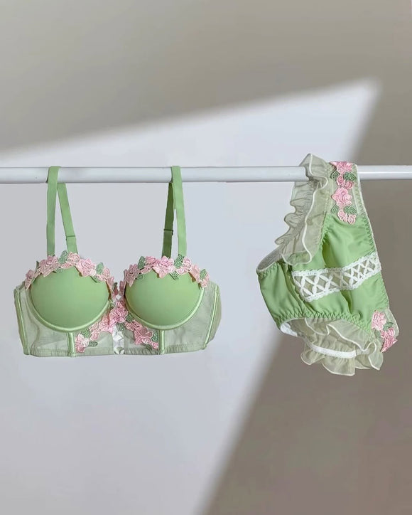 Floral Lace Lingerie Set