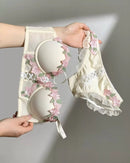 Floral Lace Lingerie Set-1
