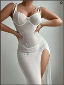 Erotic Sexy Soft Lace Transparent Sleepwear-2