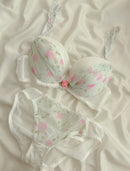 Floral Rose Print Bra & Panty Set-3