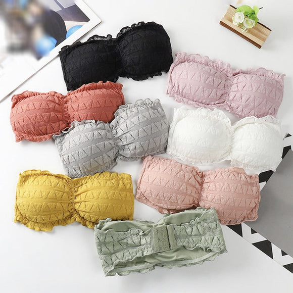 Strapless Crocodile Style Bra With BACK Hook