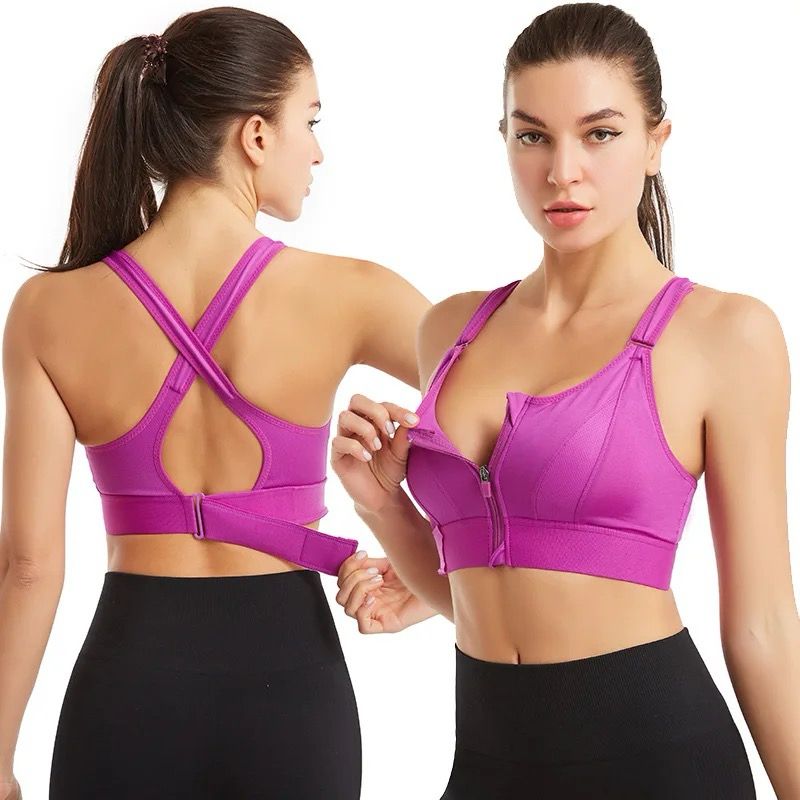 Buy shocking Breast Support Adjustable Side Strap Sports Bra