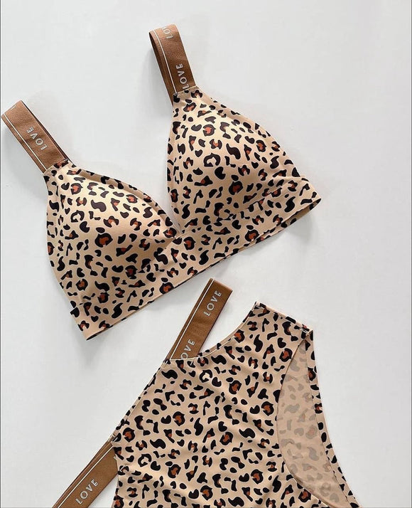 Wildlove Leopard Print Bra Panty Set