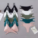 Ladies imported Silk light Paded Push-Up Bra set-1