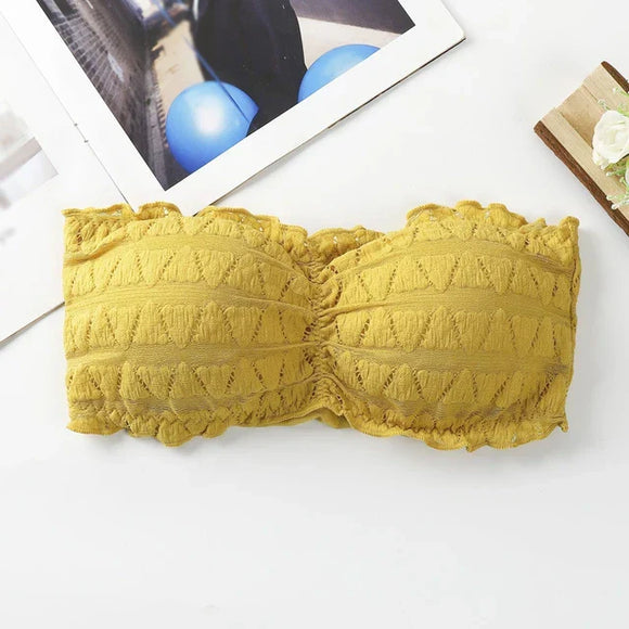 Strapless Crocodile Style Bra With BACK Hook