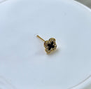 Black Golden piercing Nosepin-4