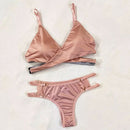 Ladies imported Silk light Paded Push-Up Bra set-3