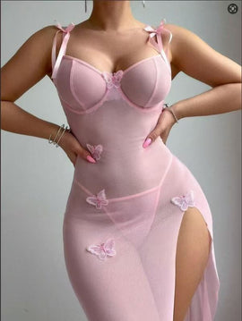 Erotic Sexy Soft Lace Transparent Sleepwear