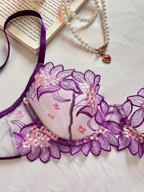 Botanical Bloom Bra Set