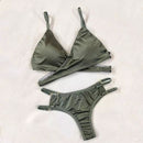 Ladies imported Silk light Paded Push-Up Bra set-5