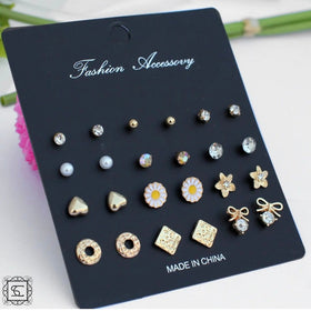 12 Pair Earstuds Pack