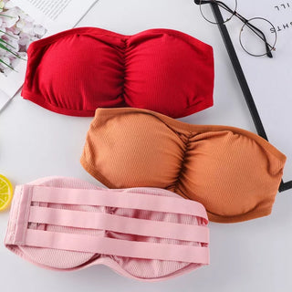 Buy brown Strapless Invisible Bra
