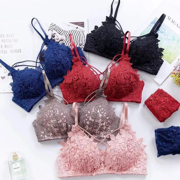 Embroidery Pushup Bra