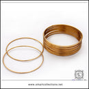 golden metal bangles