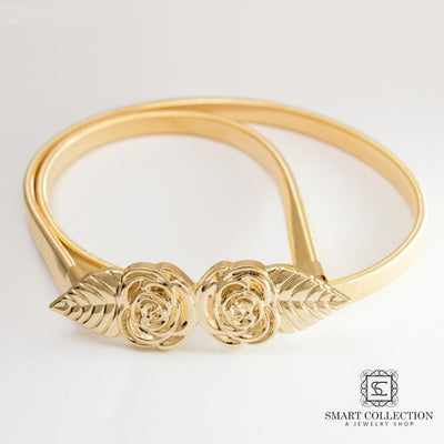 Rose Flower Belt Stretchable