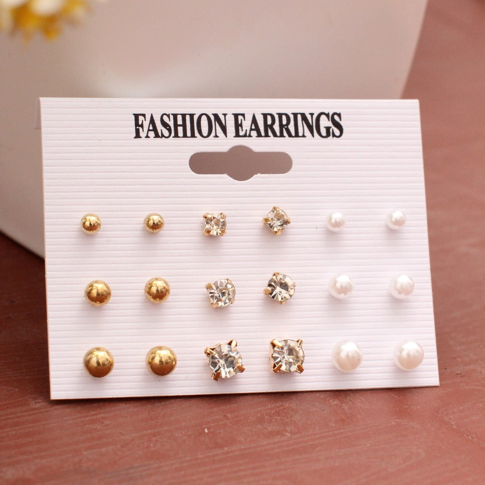 9 Pair Earstuds Pack