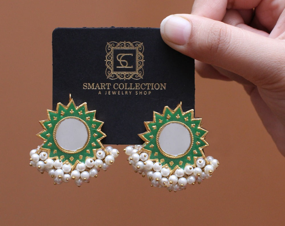 Meena Mirror Earstuds - 0