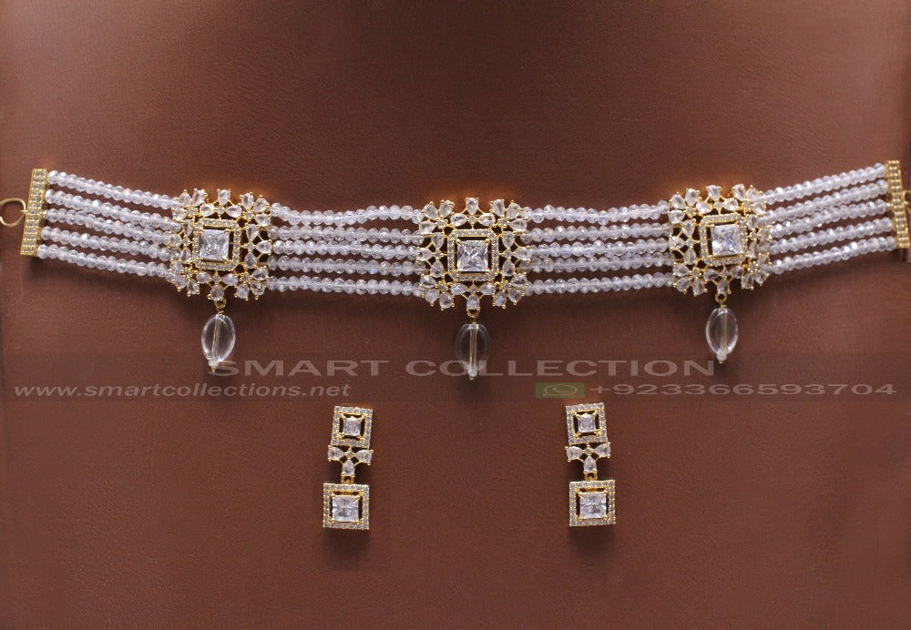 Choker Patti Zircon