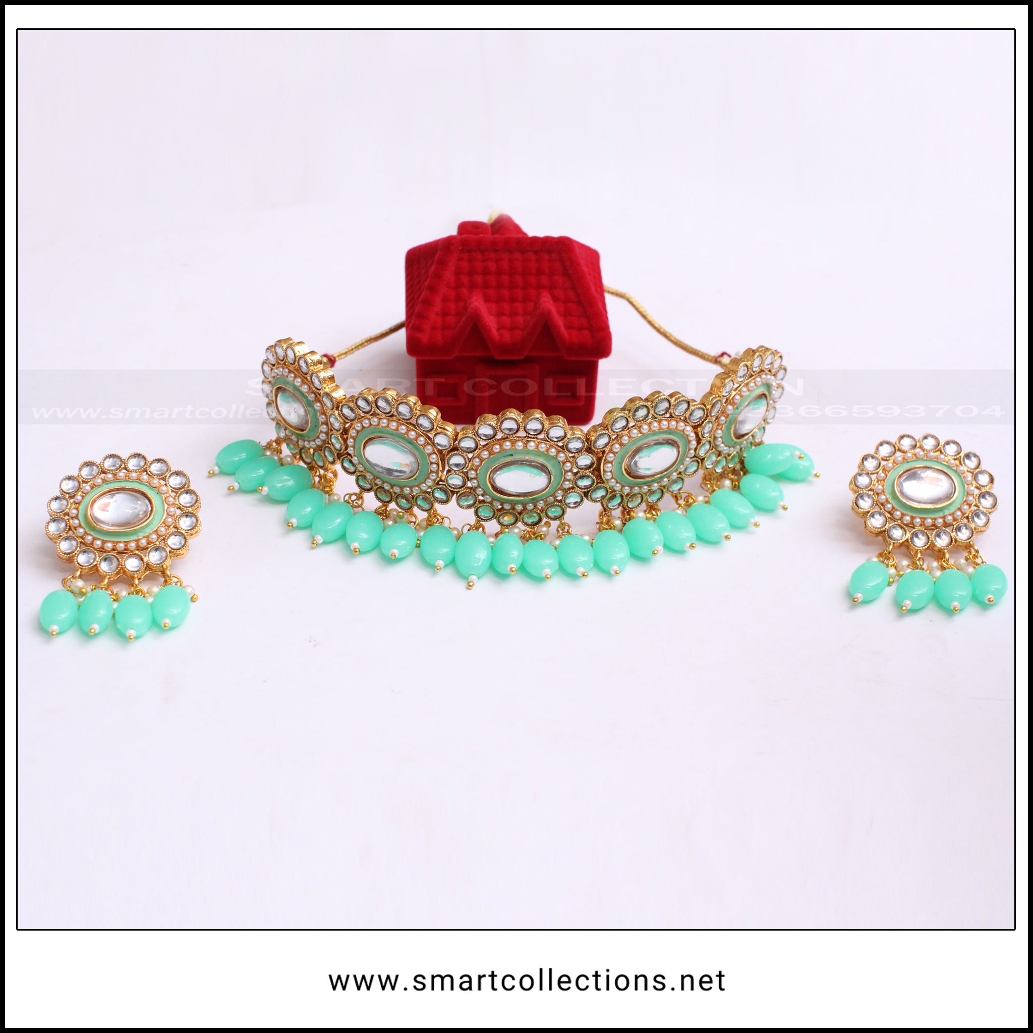 Kundan Choker Set - 0