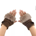 FingerLess Fur Gloves