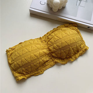 Buy yellow Strapless Invisible Bra