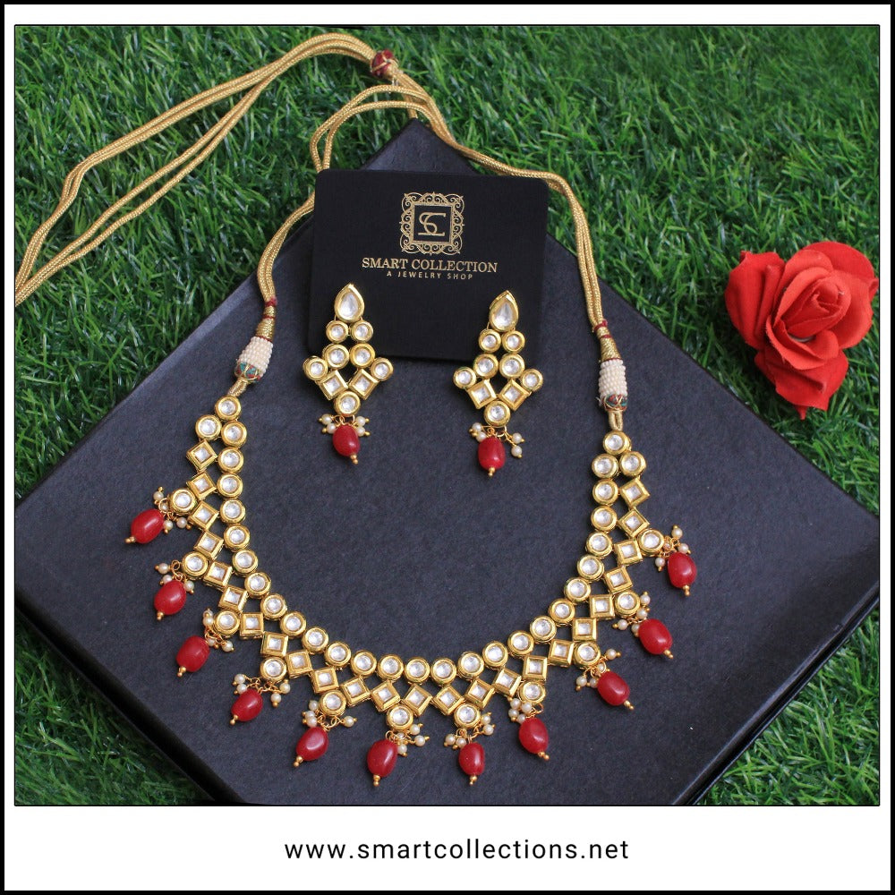 Kundan Drop Set